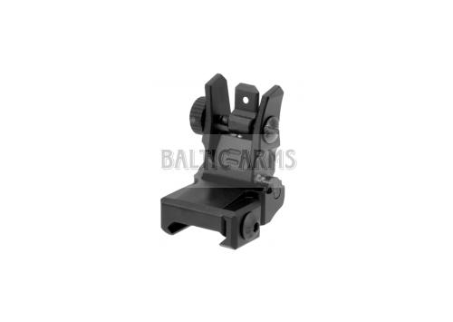 Leapers UTG AR15 SUPER SLIM FLIP-UP REAR SIGHT, WITH DUAL AIMING APERTURE (AR-15 taikiklis)